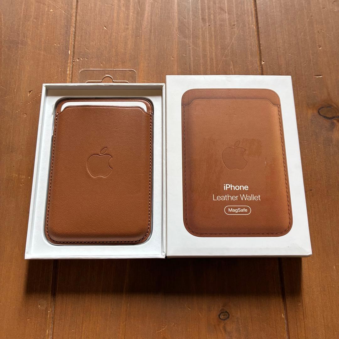 Apple アップル 純正 MagSafe対応iPhoneレザーウォレット