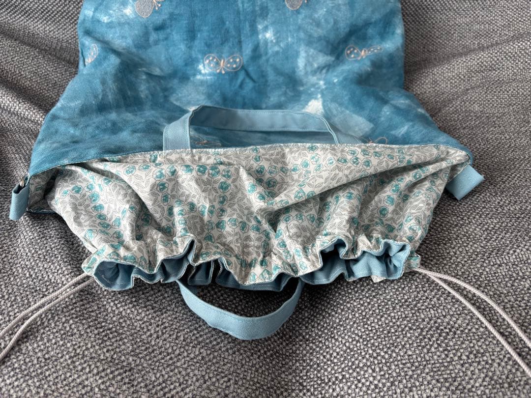 巾着トートバッグ ミナペルホネン ハンドメイド