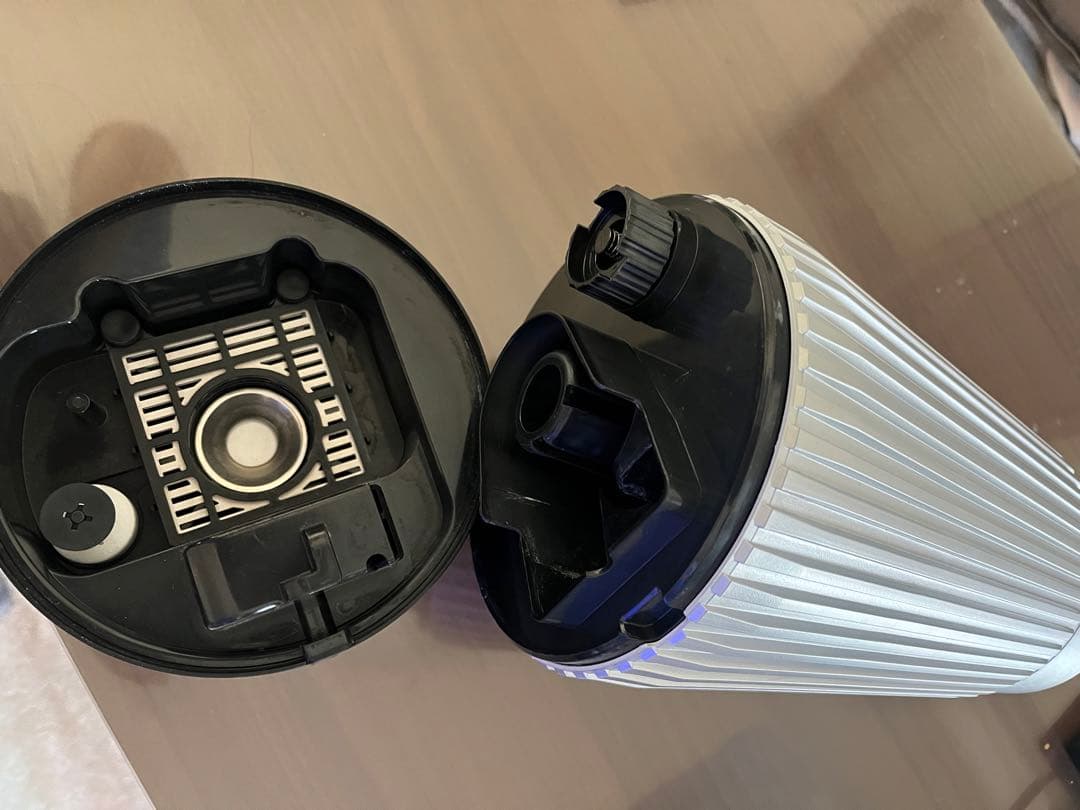 AIRZEE EAUZAURA 加湿器 シルバー/ブラック