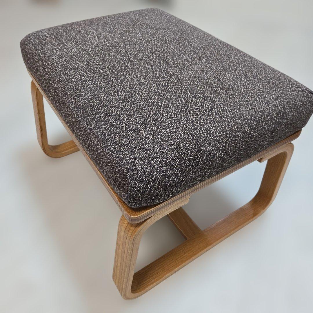 無印良品　オーク材　オットマン　リビングでもダイニングでも使えるベンチ