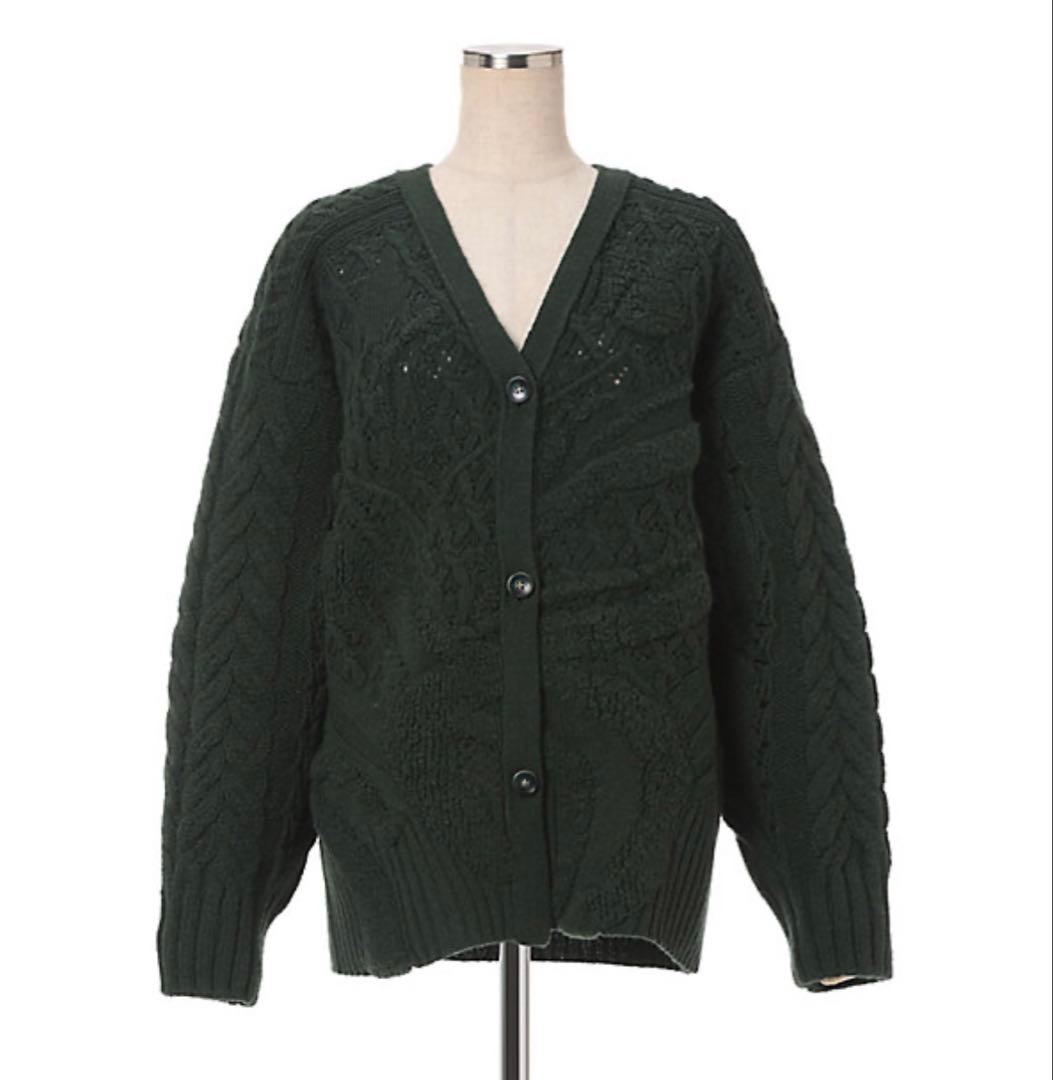 2/6まで　Mame Kurogouchiマメクロゴウチカーディガン