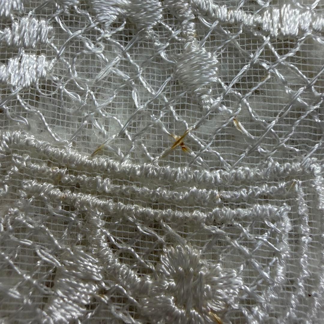 NE Quittez PAS 刺繍入りホワイトノースリーブワンピース【1232】