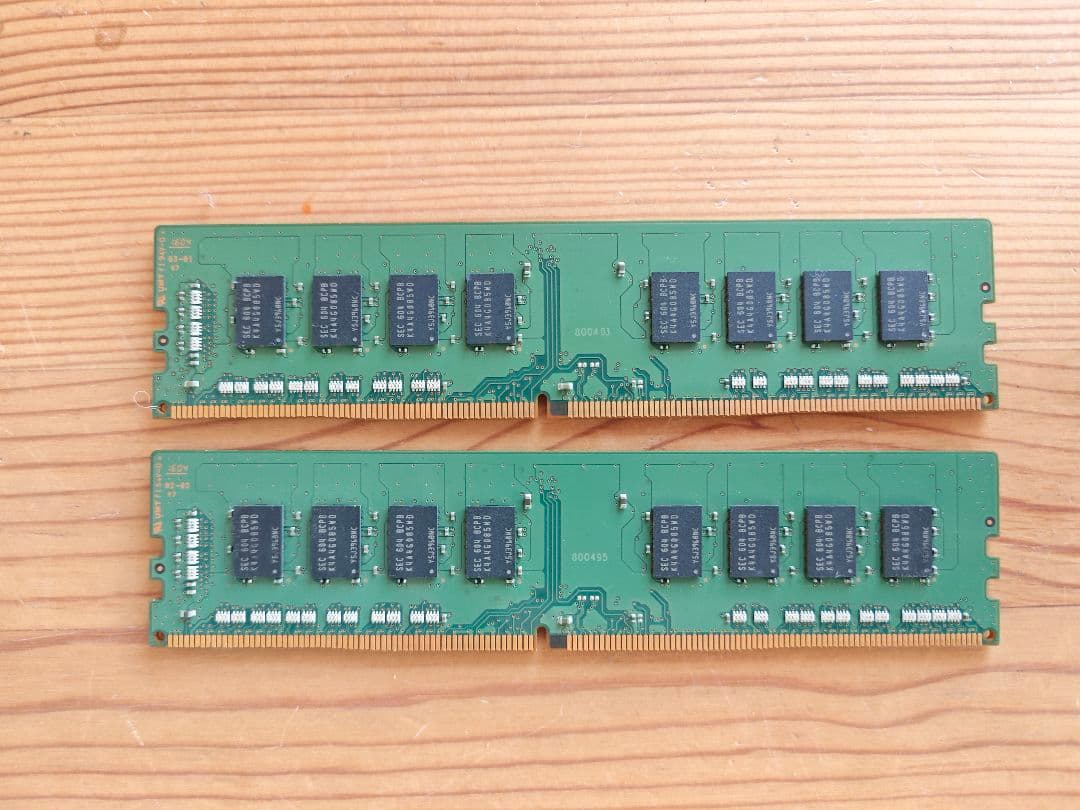 Samsung DDR4 8GBx2(16Gb)メモリ 2133MHz