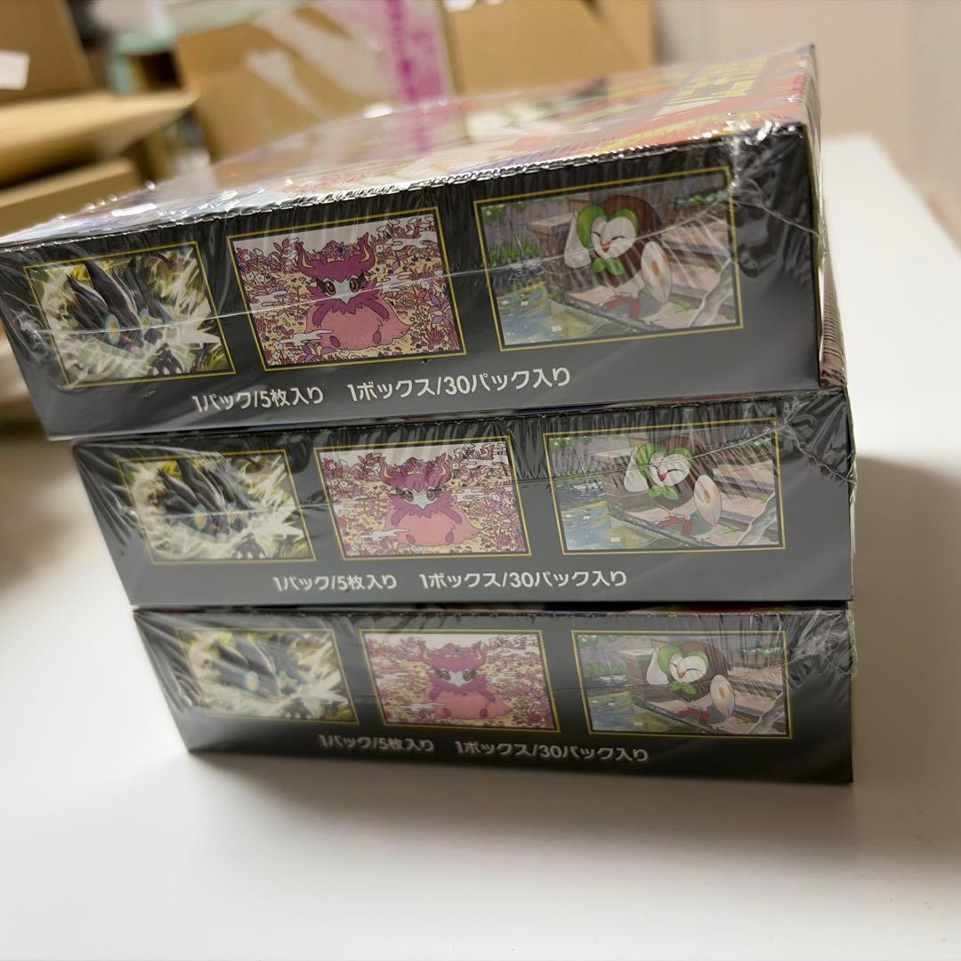 ポケモンカードゲーム ムニキスゼロ BOX シュリンク付き　3BOX