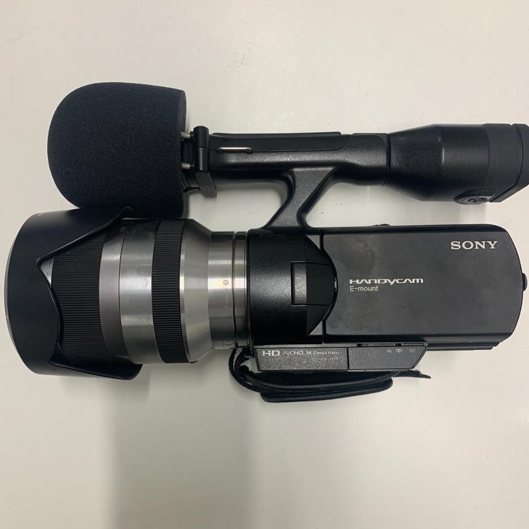 SONY ビデオカメラ本体　NEX-VG10　レンズ　SEL18200