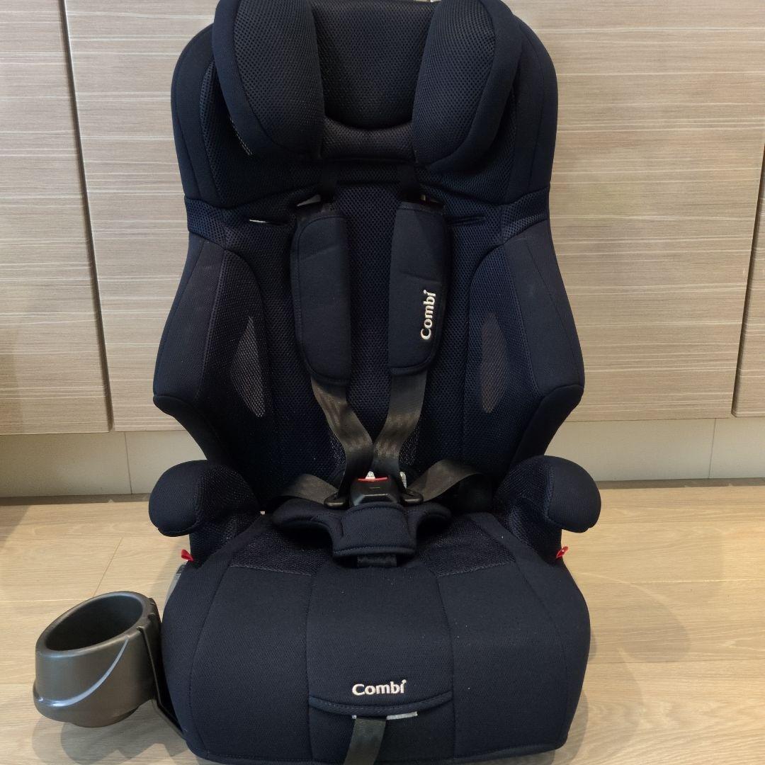 Combi ジョイトリップ ジュニアシート ネイビー カップホルダー付き