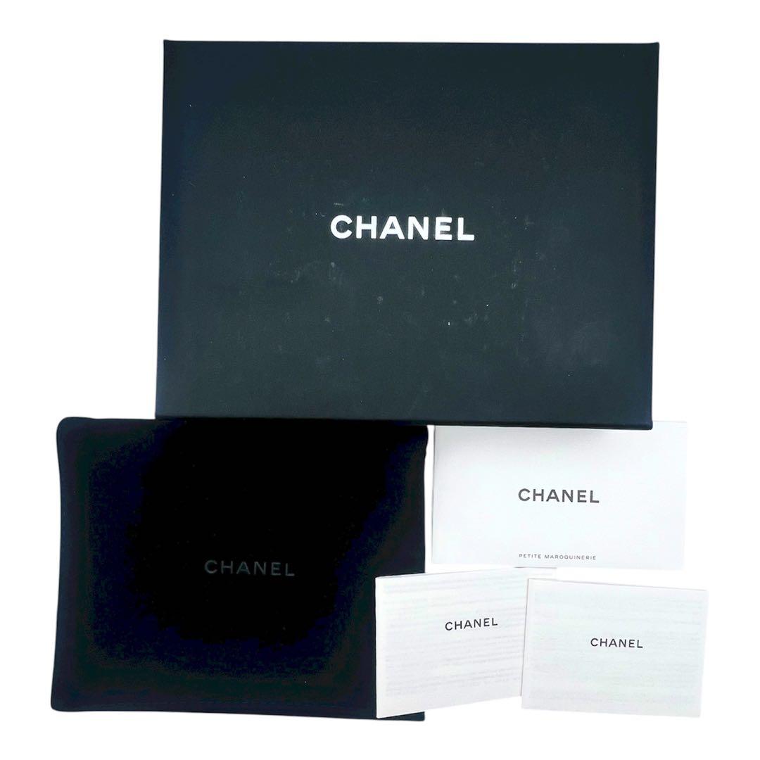 未使用級✨シャネル　マトラッセ　ラムスキン　ココ　ピンク　・カードケース