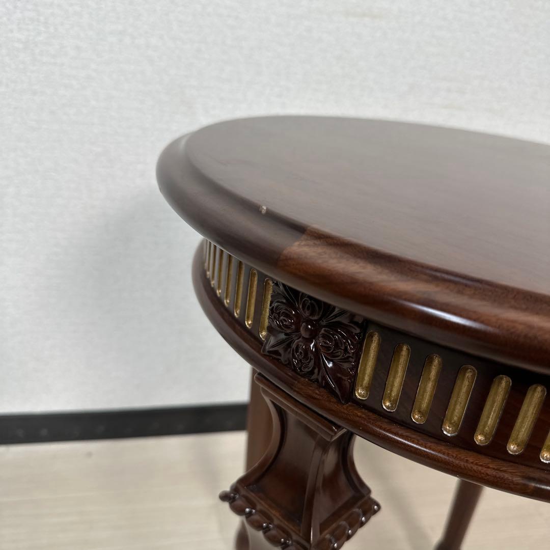 展示品 美品 DECCA デッカ 英国アンティーク調 / サイドテーブル i4※