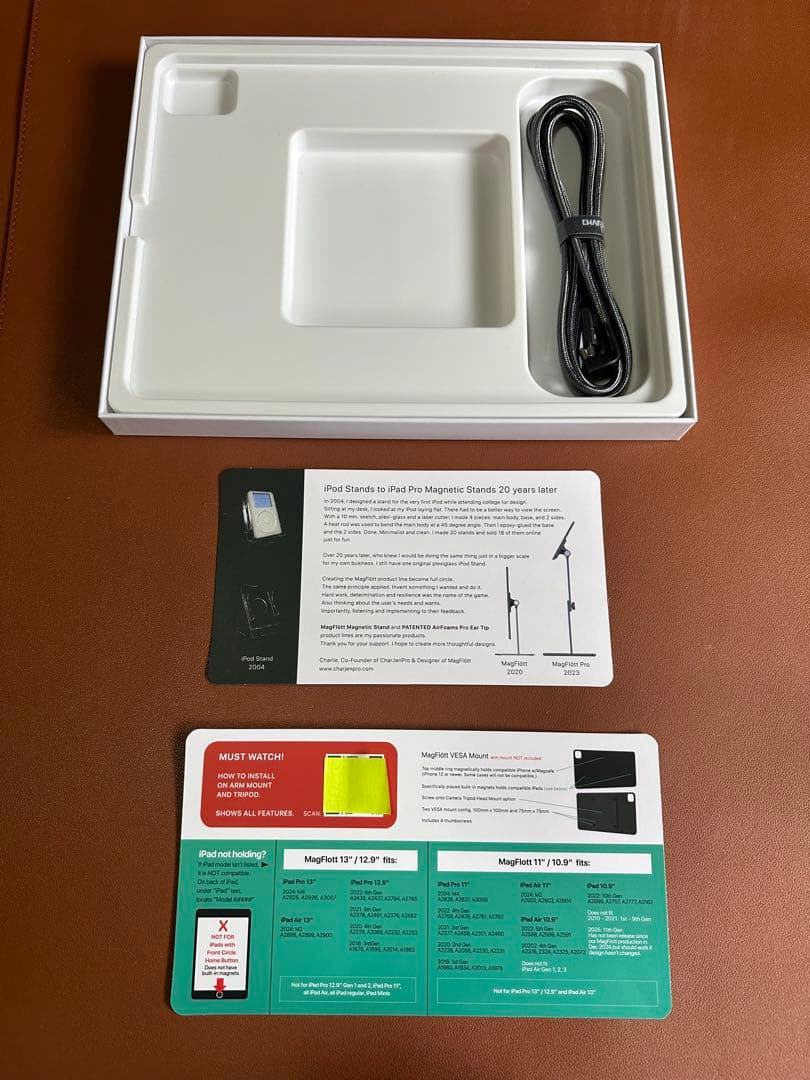 CharJenPro MagFlött VESA V2 13\"/12.9\"