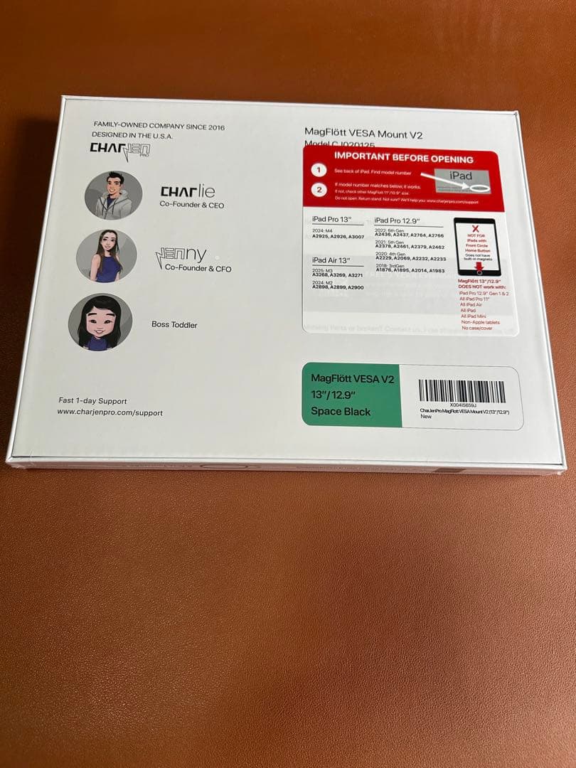 CharJenPro MagFlött VESA V2 13\"/12.9\"