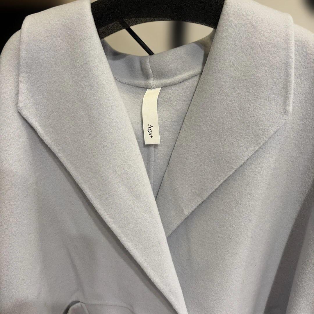 ヤマダヤ福袋　新品未使用　Aga コート　ポンチョ　ライトブルー