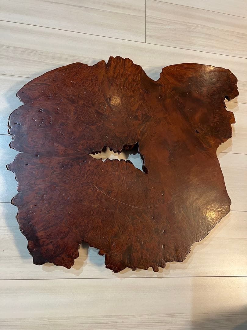 花台　瘤　玉杢　葡萄杢　天然木　置き台　　盆栽台　香炉台　高級