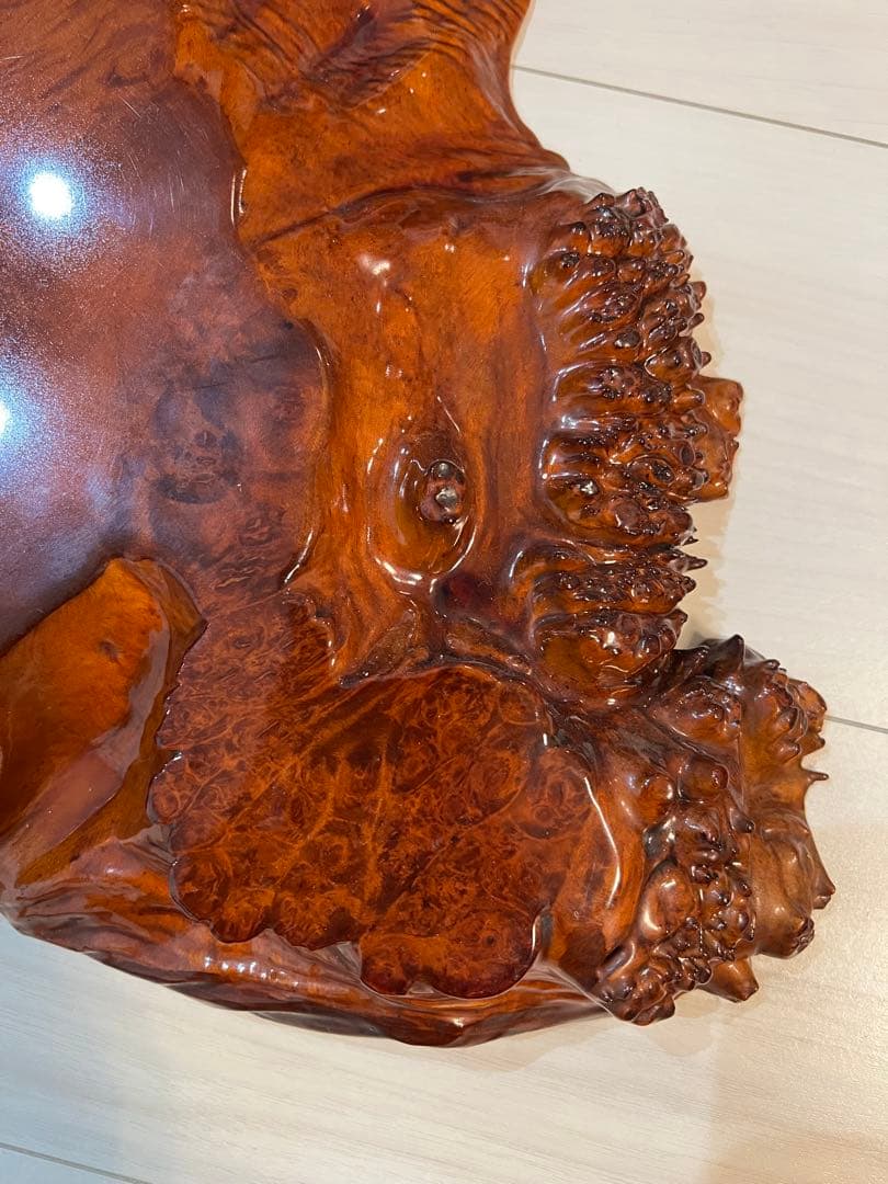 花台　瘤　玉杢　葡萄杢　天然木　置き台　　盆栽台　香炉台　高級