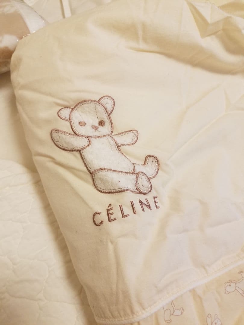 【青です】セリーヌ　CELINE　ベビー布団セット　毛布　西川