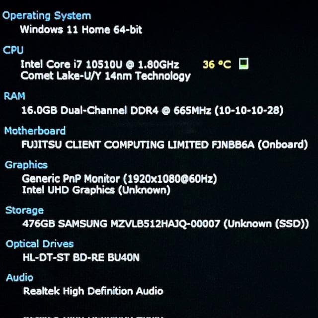 《2021年製》Blu-raydrive搭載！オールインワンノートPC！富士通
