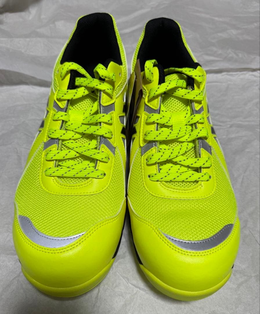 アシックス　安全靴　27.5 フラッシュイエロー　ブラック　ローカット