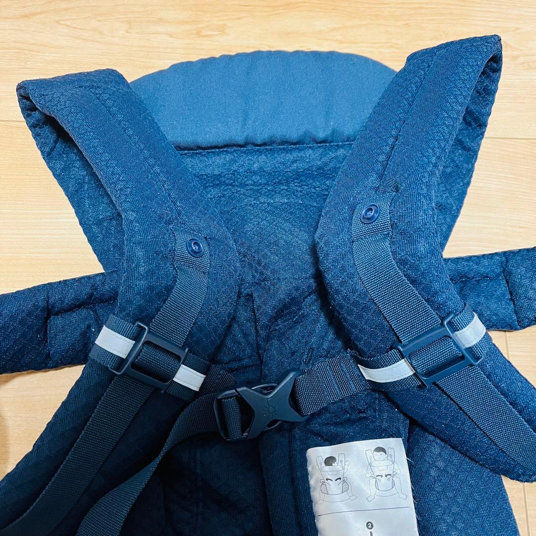 【美品✨】エルゴ　オムニブリーズergobaby ミッドナイトブルー 抱っこ紐