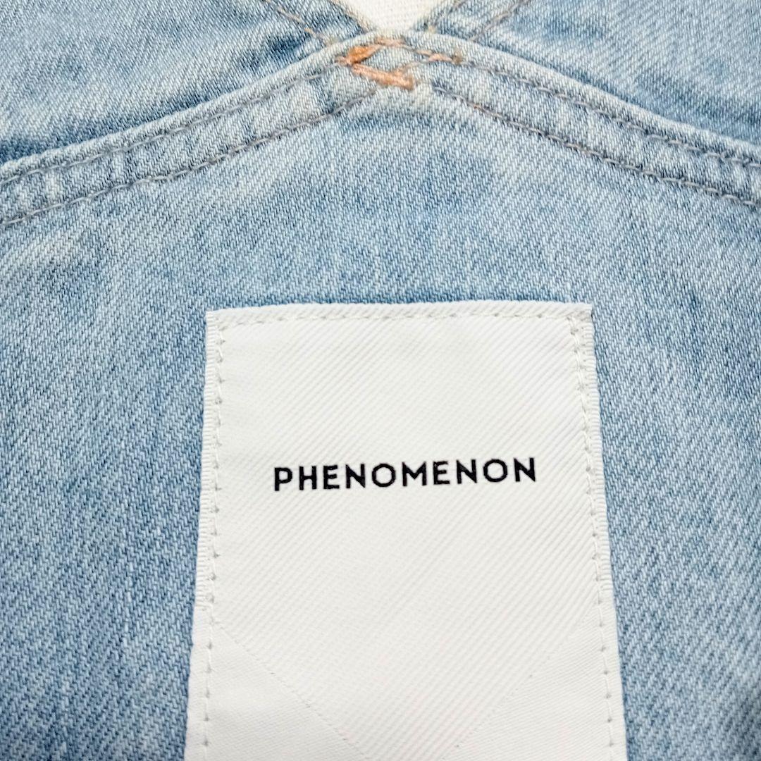 美品 フェノメノン penomenon オーバーオール カットオフ デニム 38