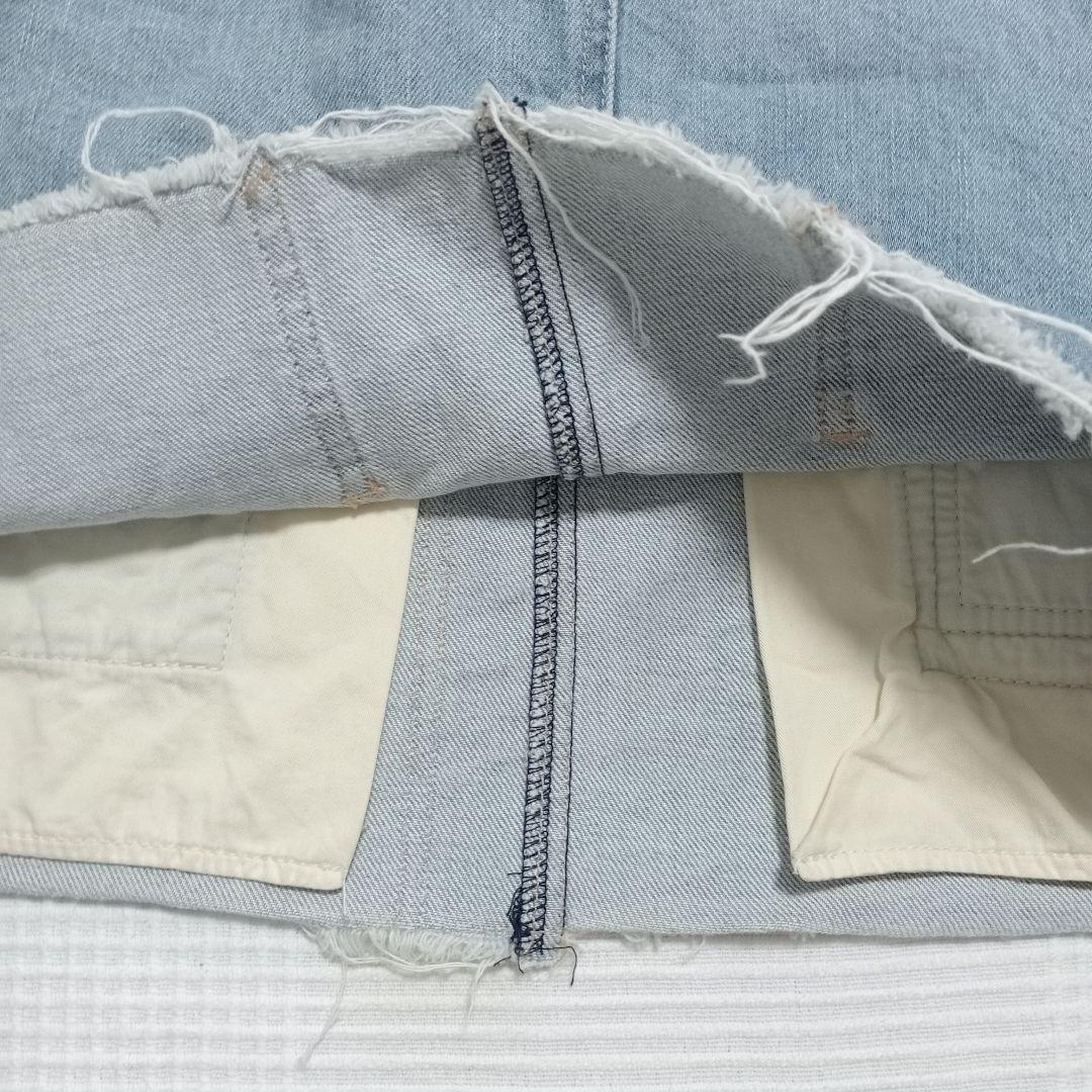 美品 フェノメノン penomenon オーバーオール カットオフ デニム 38