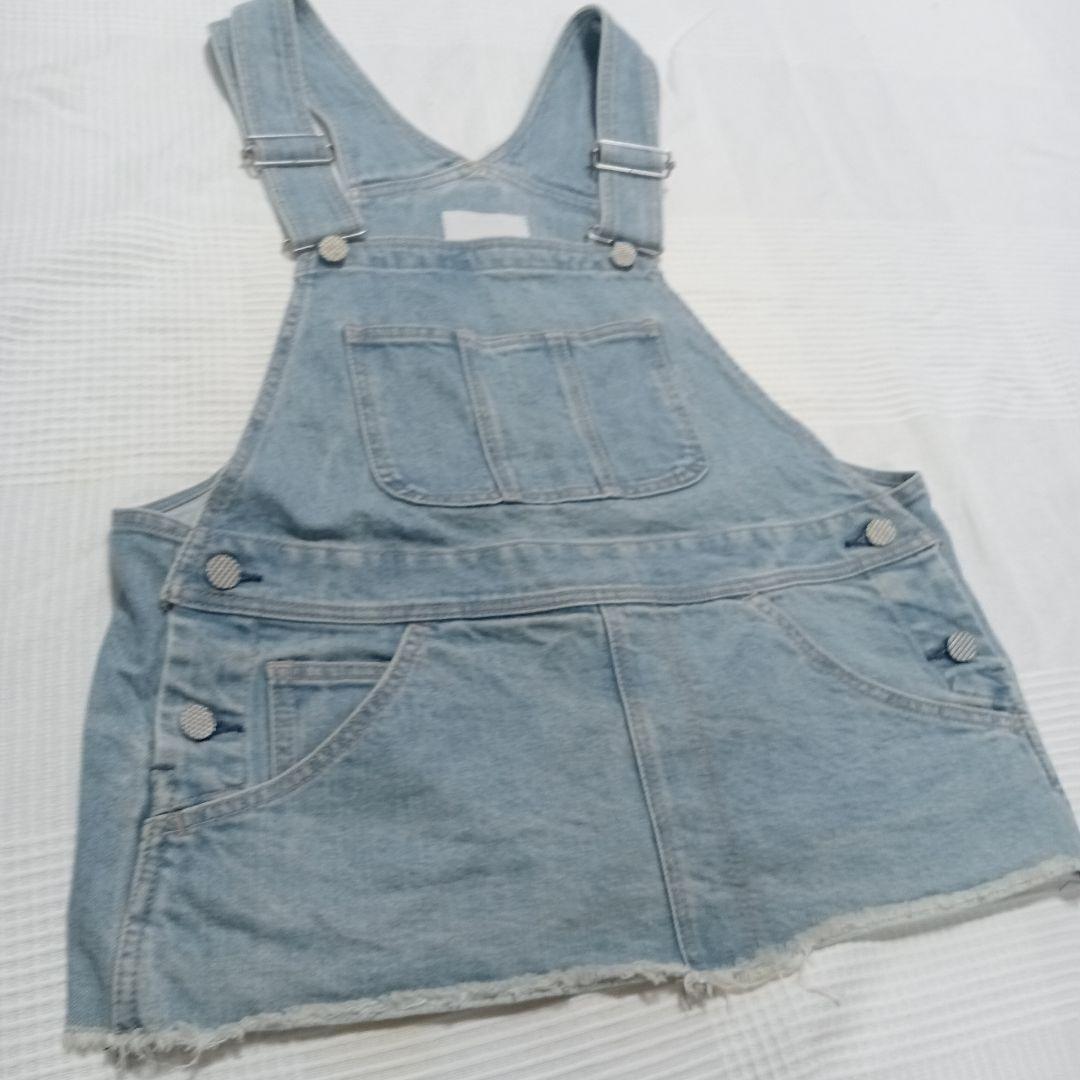 美品 フェノメノン penomenon オーバーオール カットオフ デニム 38
