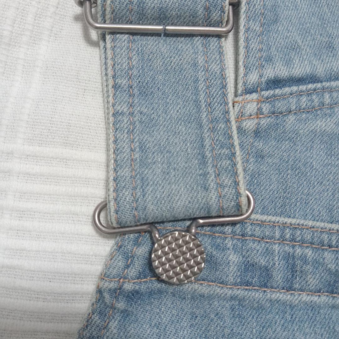 美品 フェノメノン penomenon オーバーオール カットオフ デニム 38