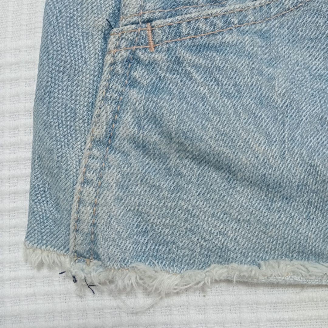 美品 フェノメノン penomenon オーバーオール カットオフ デニム 38