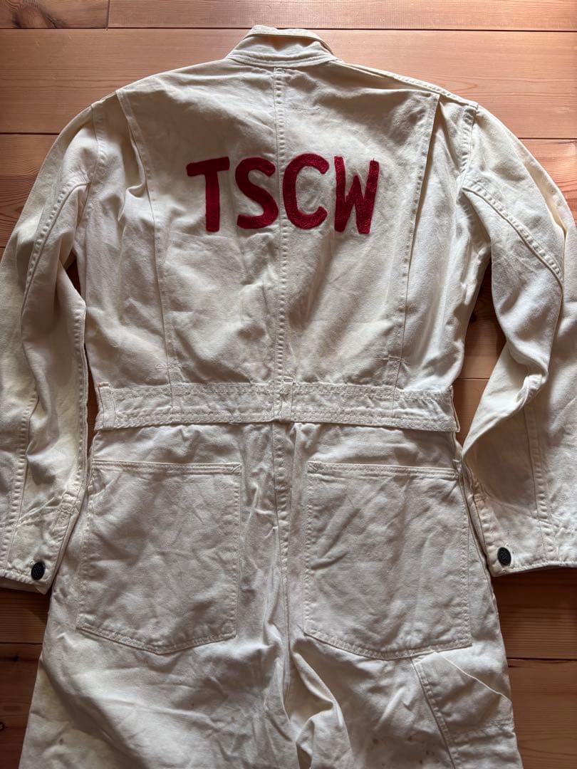 40s 50s known オールインワン つなぎ チェーンステッチ