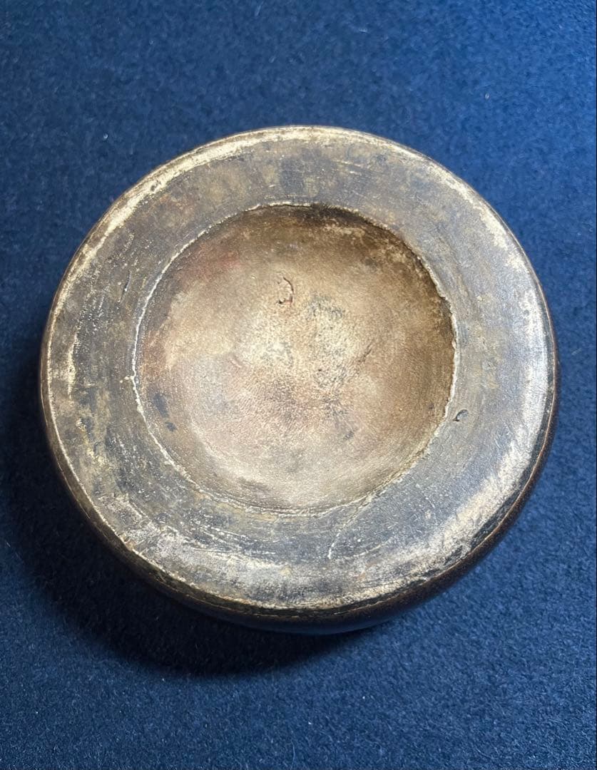 【墨研】abc18 陶硯◆太鼓型焼成硯 大正時代◆古玩◆骨董品 貴重！