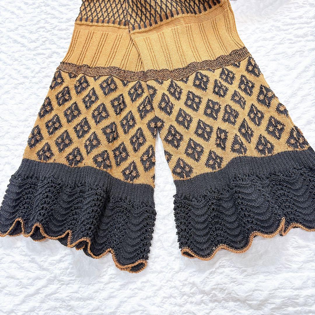 マメクロゴウチ/19ss Iラインニットドレス　ワンピース　人気デザイン