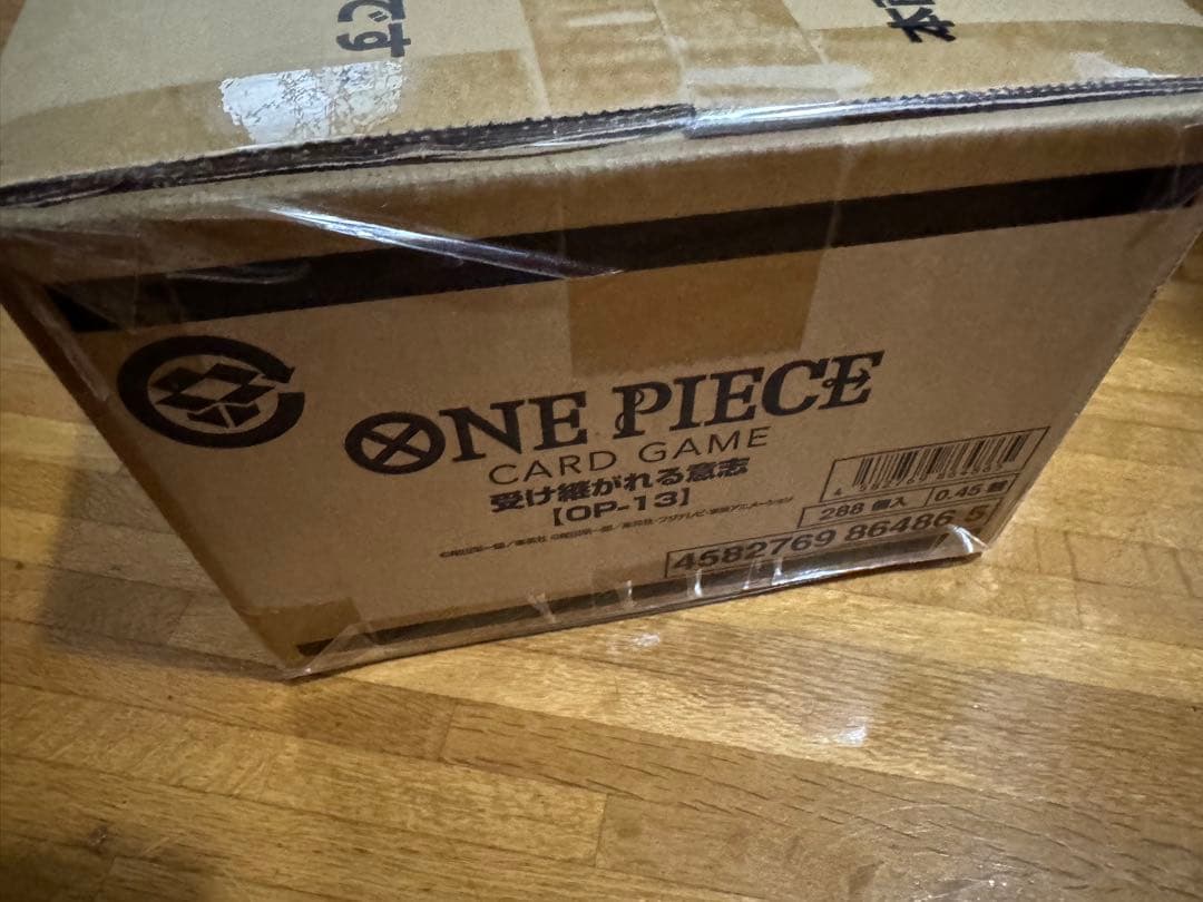 ワンピースカード 受け継がれる意志 1カートン 未開封(12BOX)