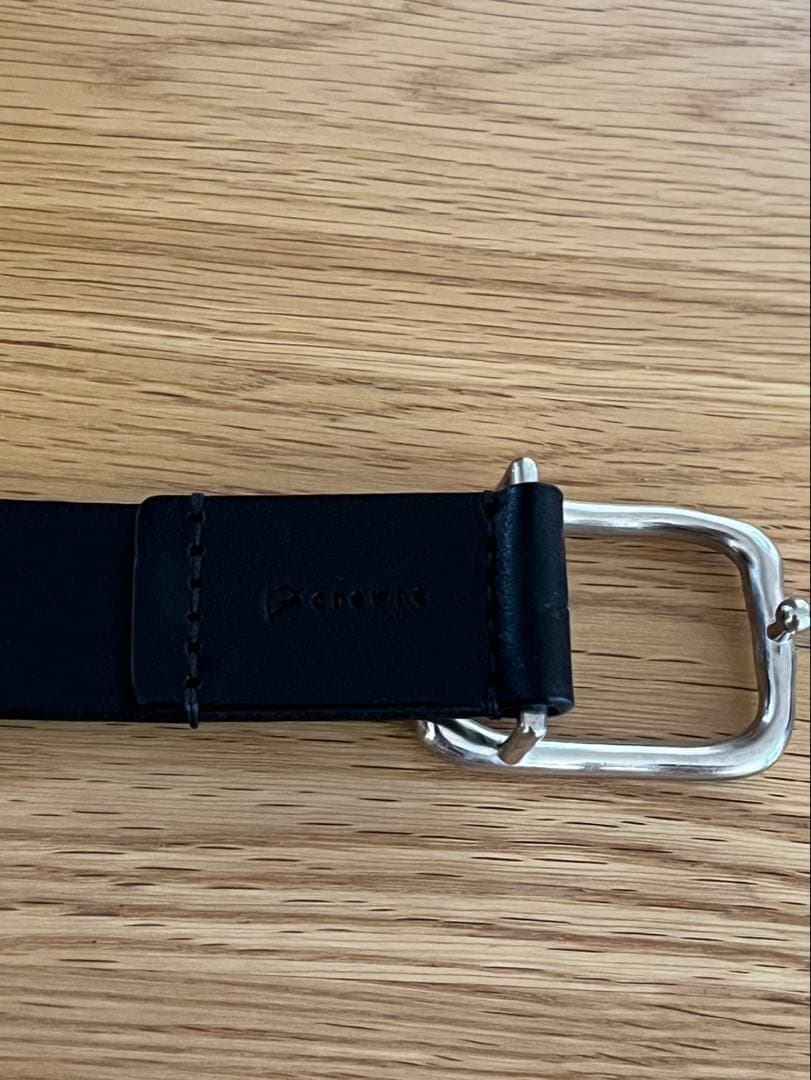 crewre ボタンスタッズレザーベルト