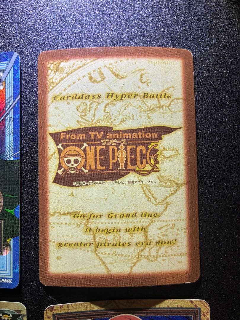 初期　旧　ワンピースカード　ルフィ　ナミ　ドラゴン　4枚セット