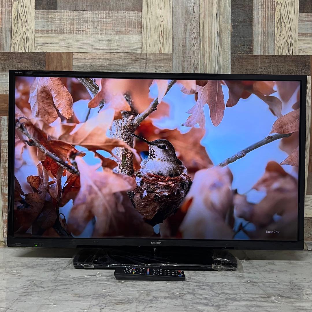 ゆうくん専用全国送料込シャープ40型液晶テレビ Wチューナー新品リモコン付