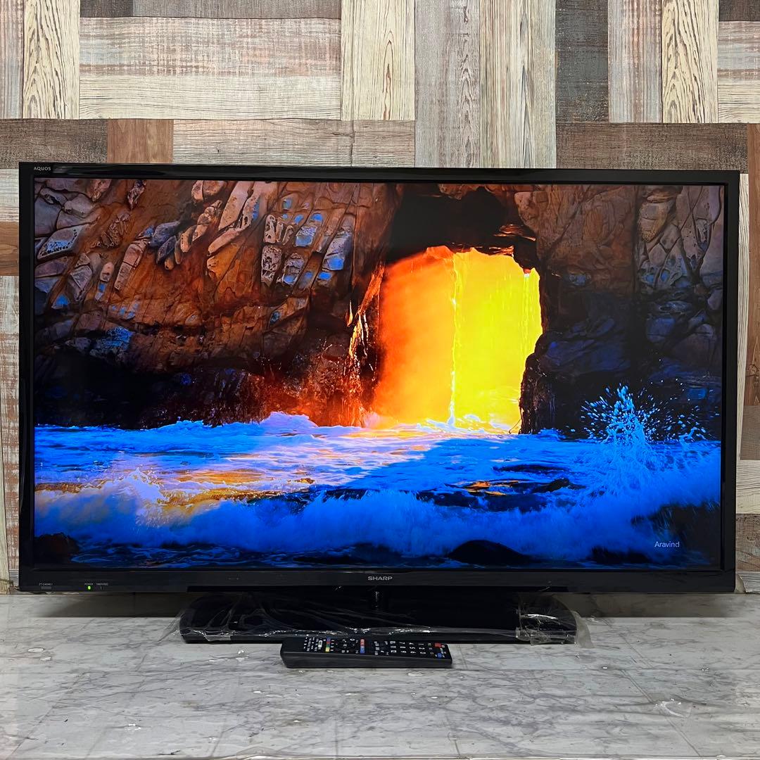ゆうくん専用全国送料込シャープ40型液晶テレビ Wチューナー新品リモコン付