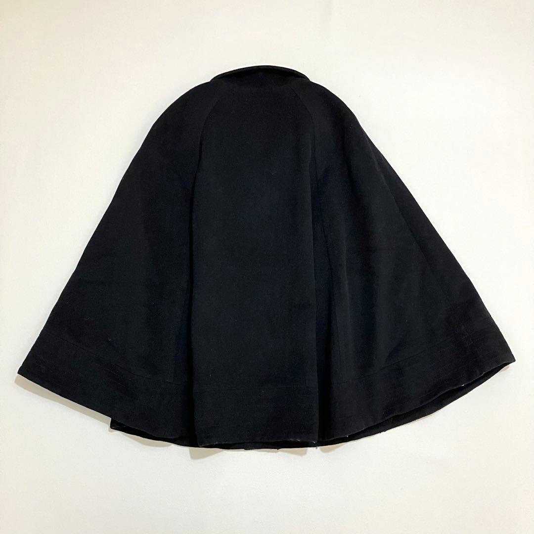 【Mサイズ】Reflect リフレクト ウール アンゴラ ポンチョ ケープコート