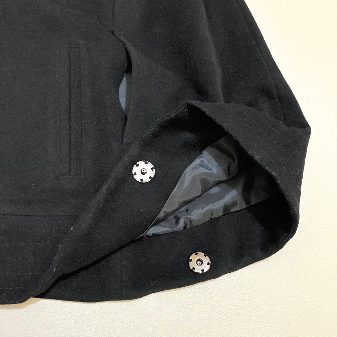 【Mサイズ】Reflect リフレクト ウール アンゴラ ポンチョ ケープコート