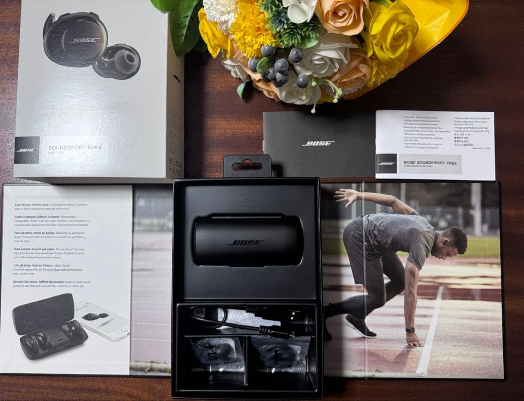 BOSEスポーツ用ワイヤレスイヤホン774373-0010 ブラック