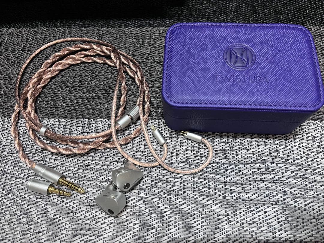 【値下げ中】TWISTURA WOODNOTE イヤフォン