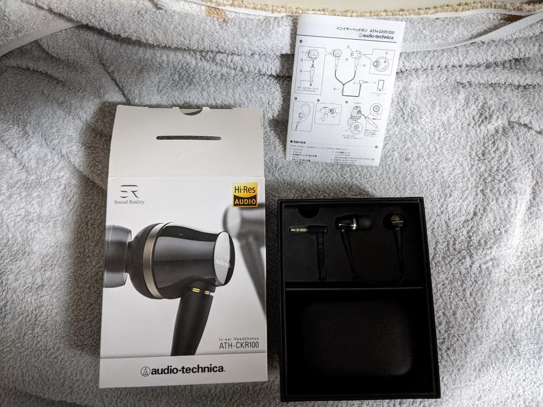 ath-ckr100とnobunaga labsリケーブルセット
