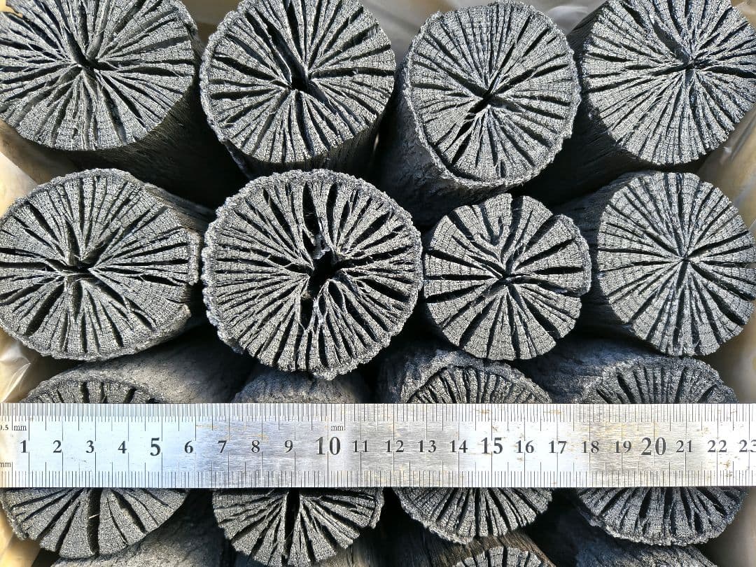 【愛媛産】クヌギ炉用胴炭約5kg 皮剥がれ