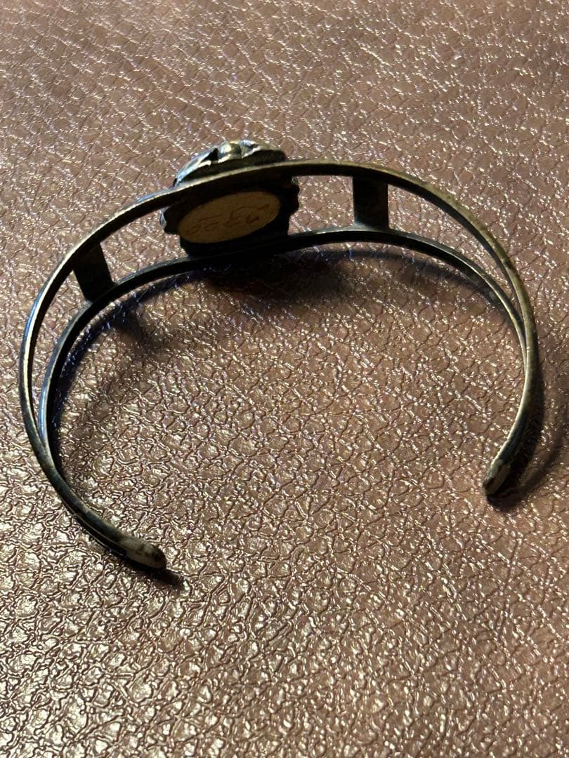 ヴィンテージ ネイティブアメリカン ナバホ ASHLEY刻印バングル