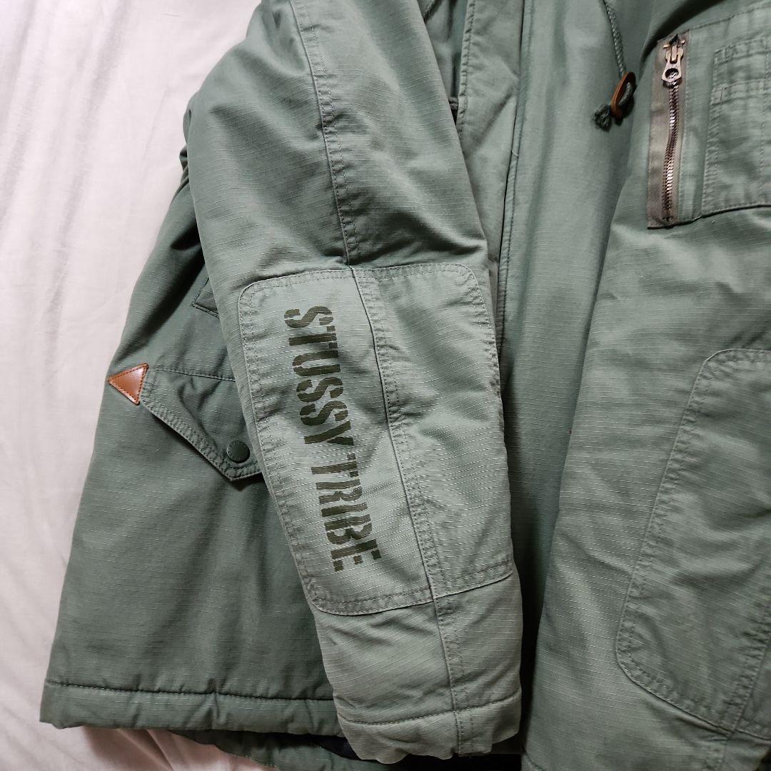 Stussy, L, オリーブグリーン、モッズコート