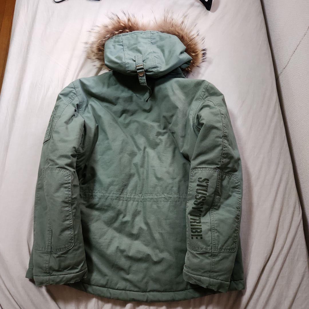 Stussy, L, オリーブグリーン、モッズコート