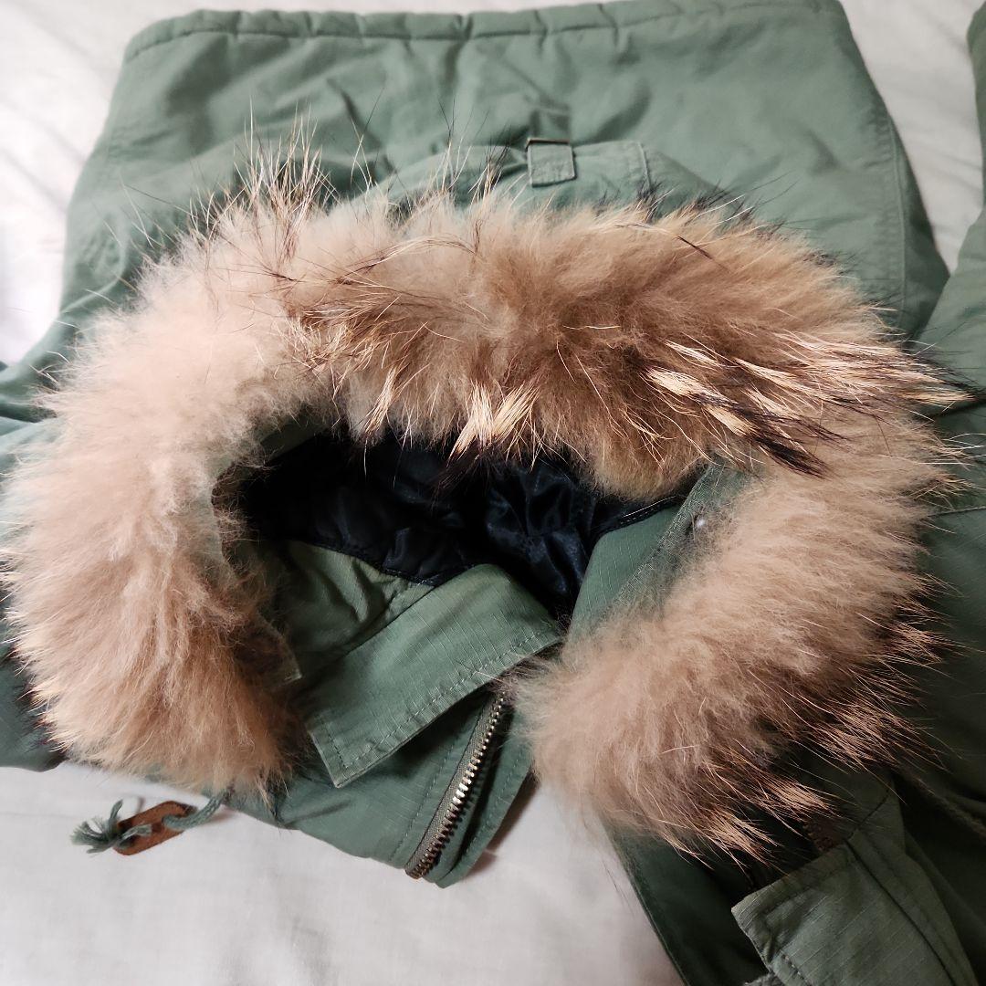 Stussy, L, オリーブグリーン、モッズコート