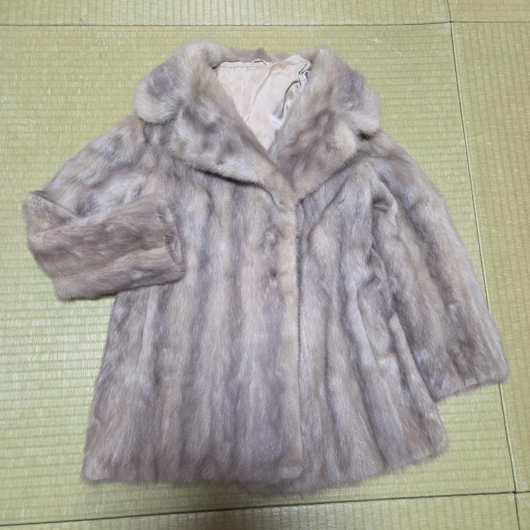 サファイアミンク サイズ13号 コート XL ハーフコート