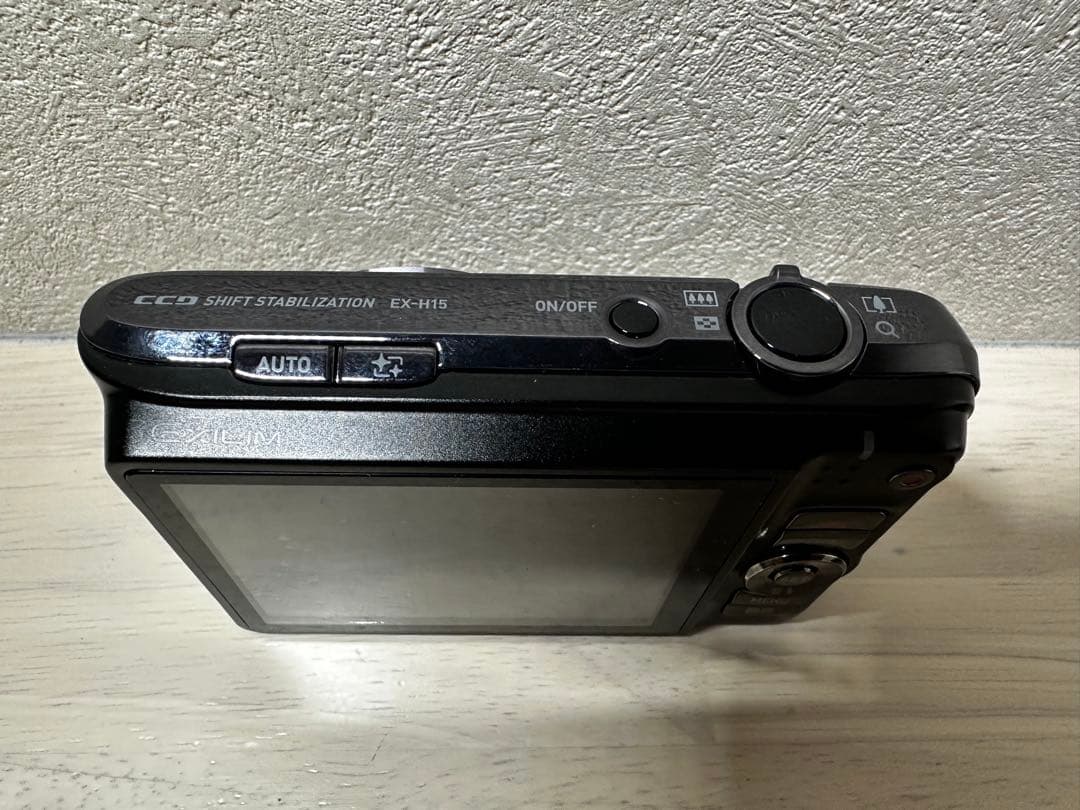 付属品付【美品】CASIO エクシリム　EX-H15 ブラック　コンデジ　動作品