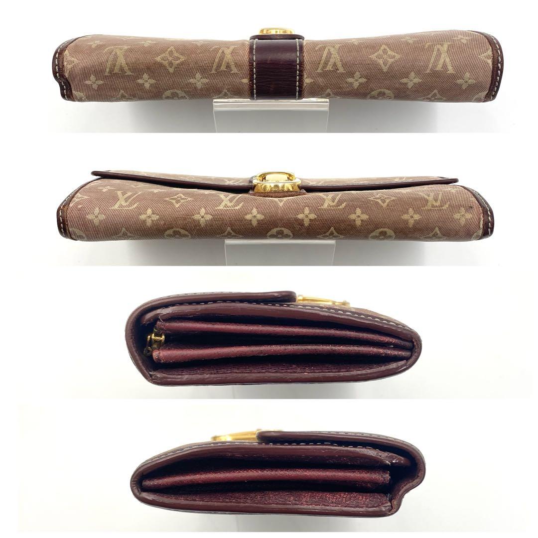 ルイヴィトン モノグラム イディール ポルトフォイユ サラ 長財布 セピア