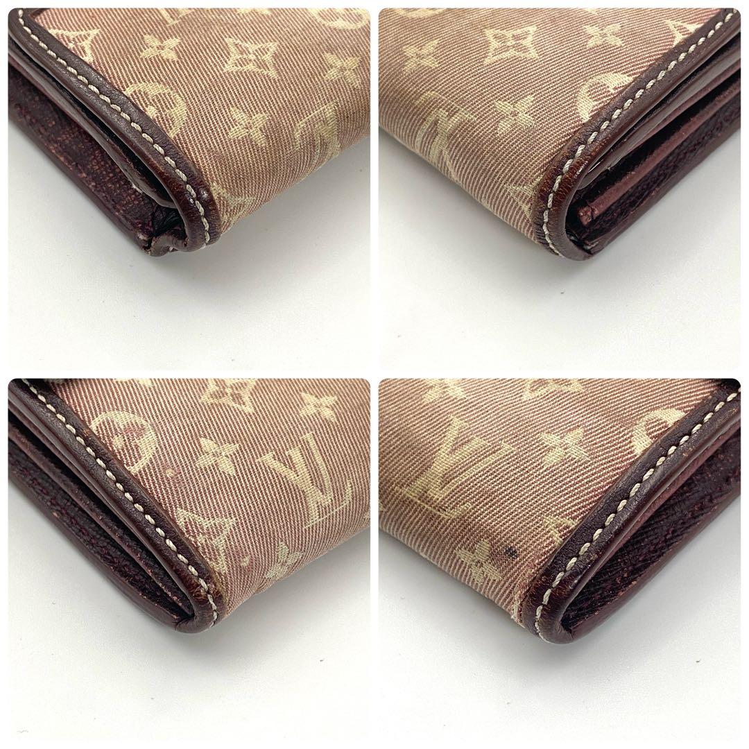 ルイヴィトン モノグラム イディール ポルトフォイユ サラ 長財布 セピア