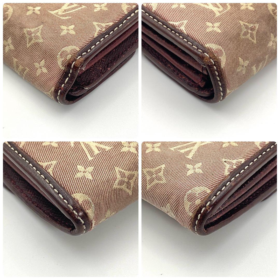 ルイヴィトン モノグラム イディール ポルトフォイユ サラ 長財布 セピア