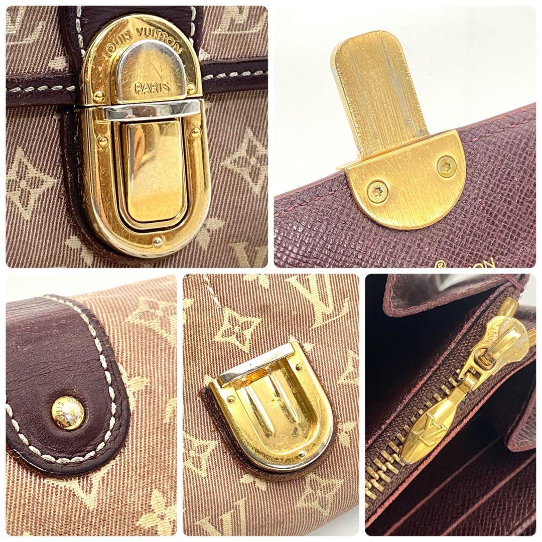 ルイヴィトン モノグラム イディール ポルトフォイユ サラ 長財布 セピア